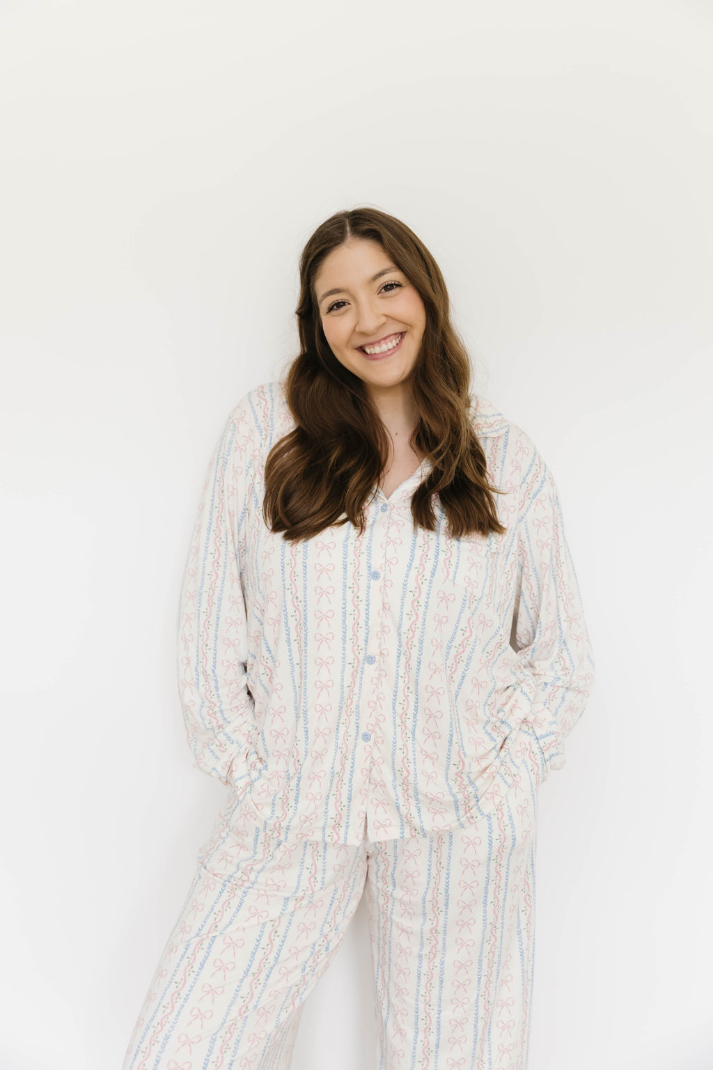 Dainty Bows Women's Pajama Set