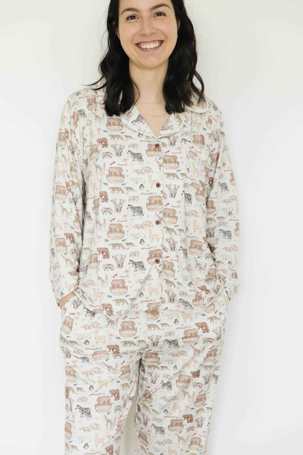 Noah's Ark Women's Bamboo Pajama Set