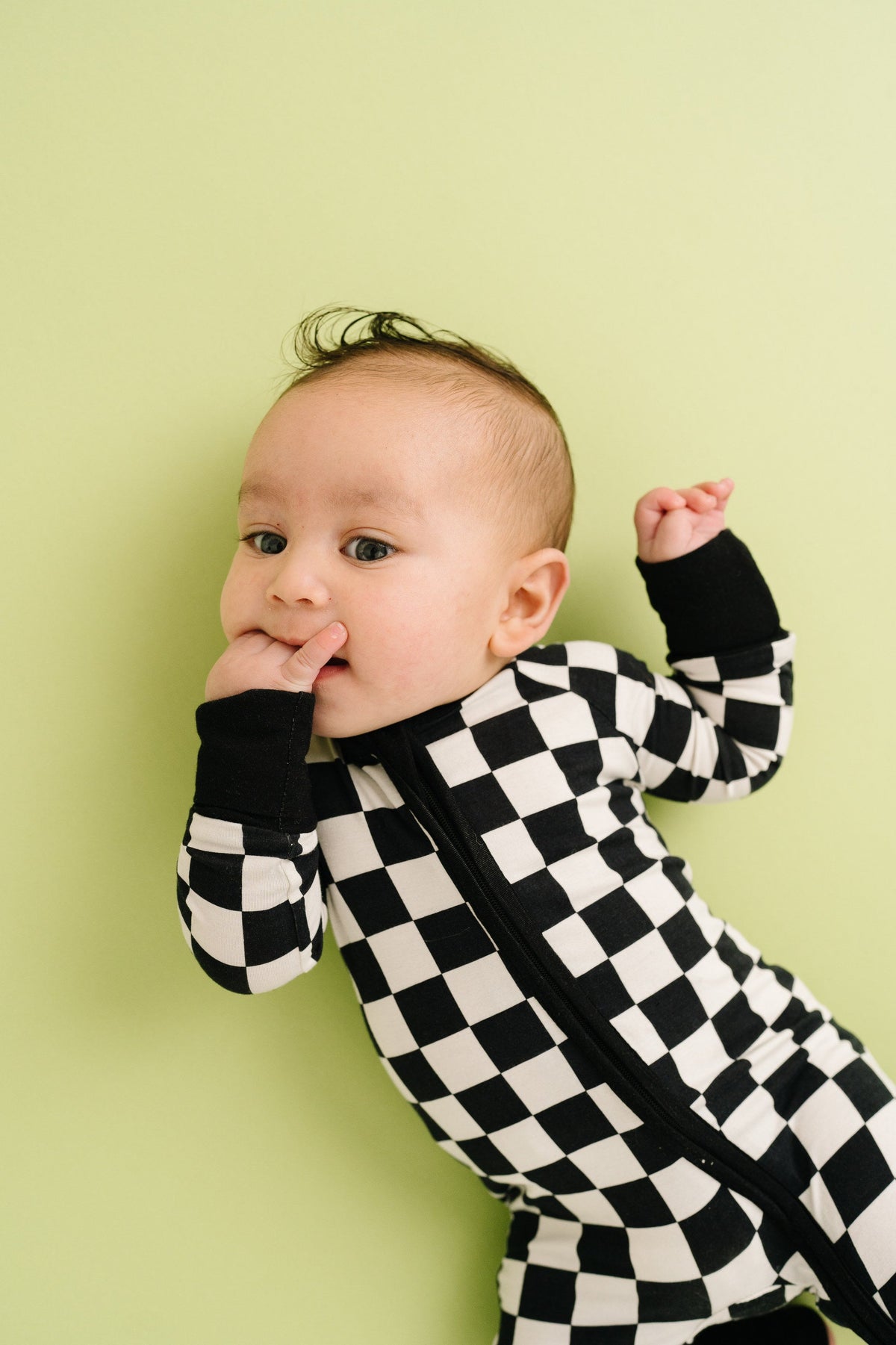 Black Checkered Bamboo Sleeper