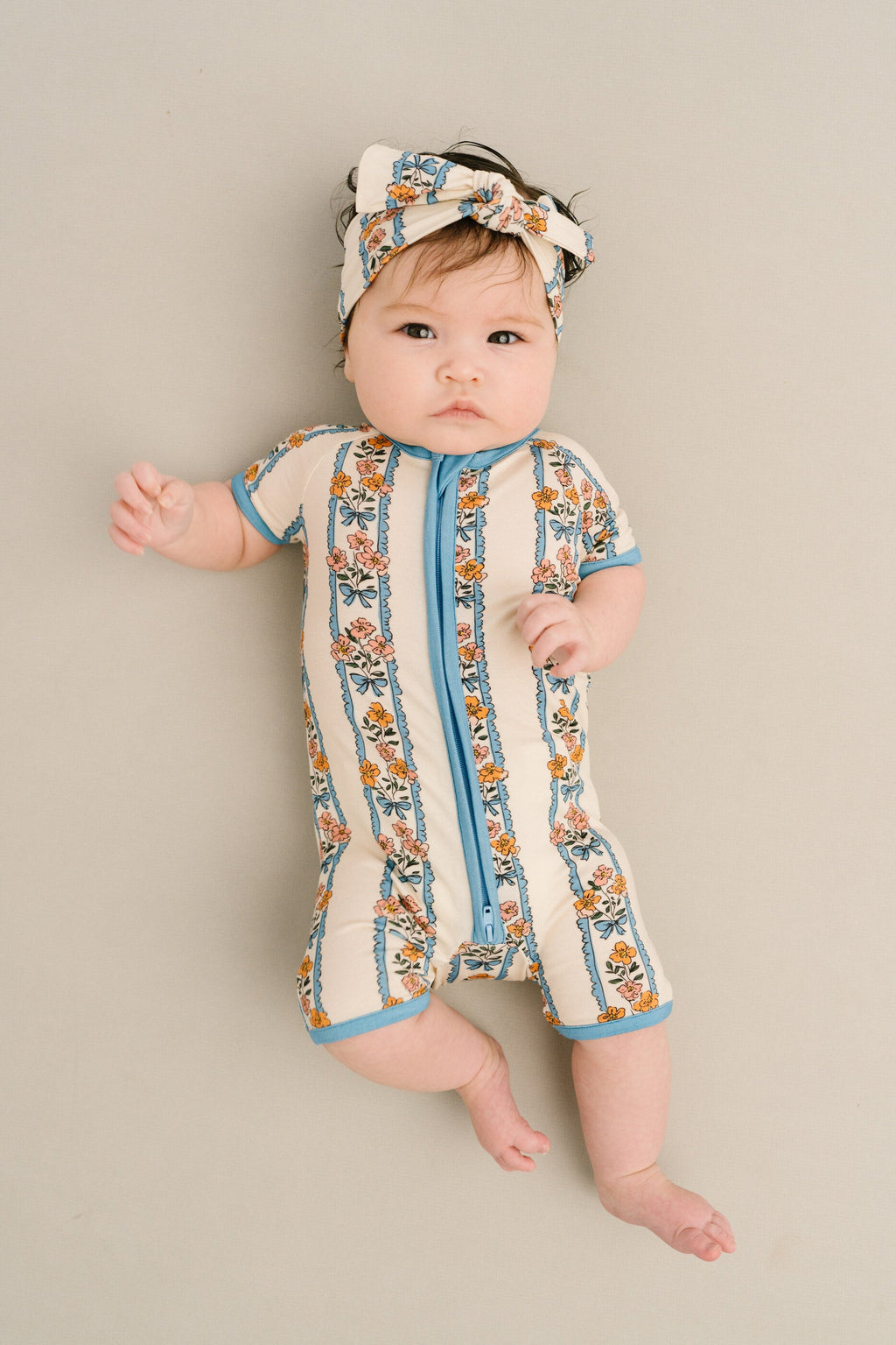 Cottage Bouquet Bamboo Short Romper