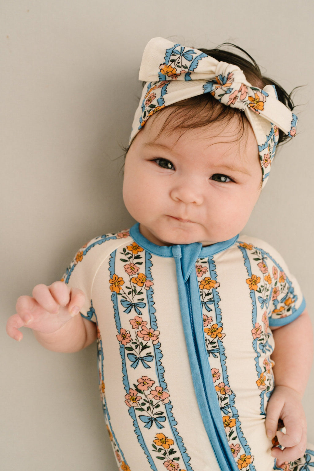 Cottage Bouquet Bamboo Short Romper