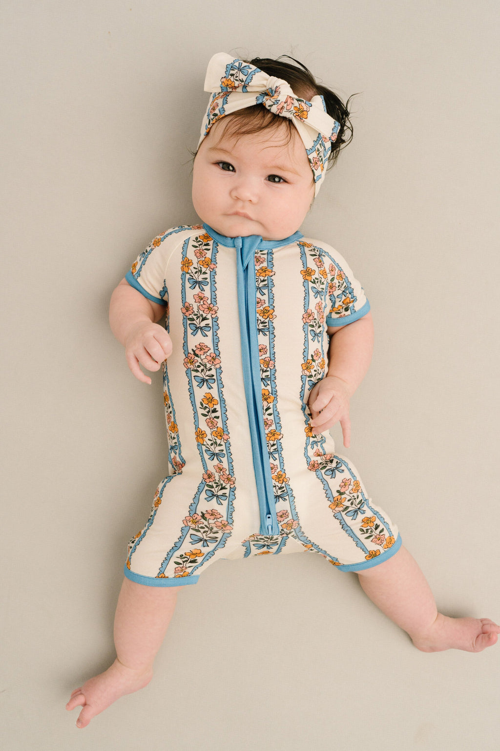 Cottage Bouquet Bamboo Short Romper