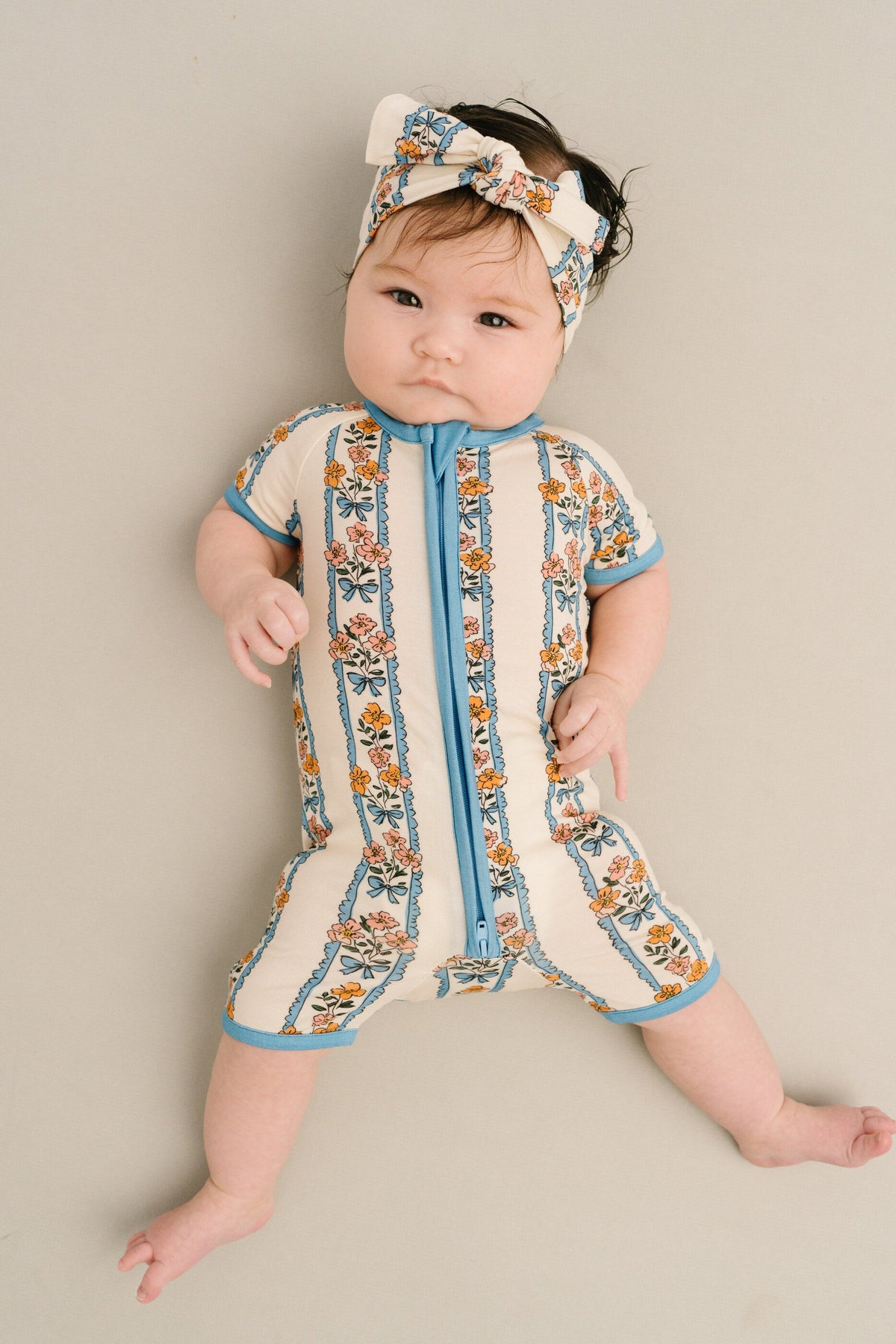 Cottage Bouquet Bamboo Short Romper