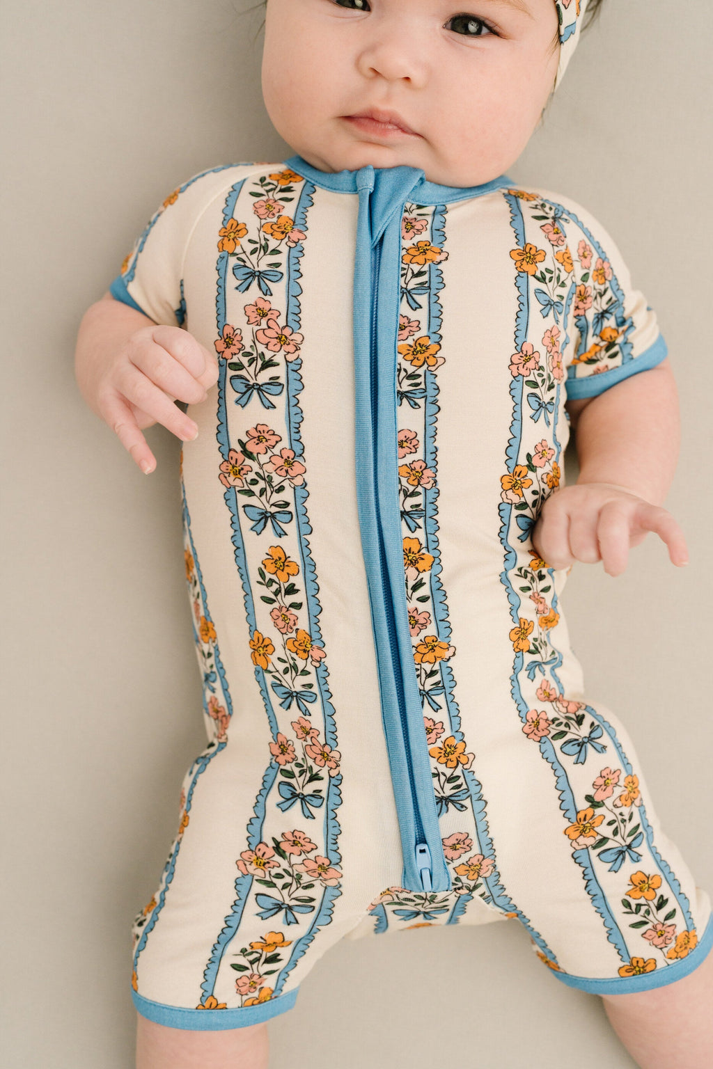 Cottage Bouquet Bamboo Short Romper
