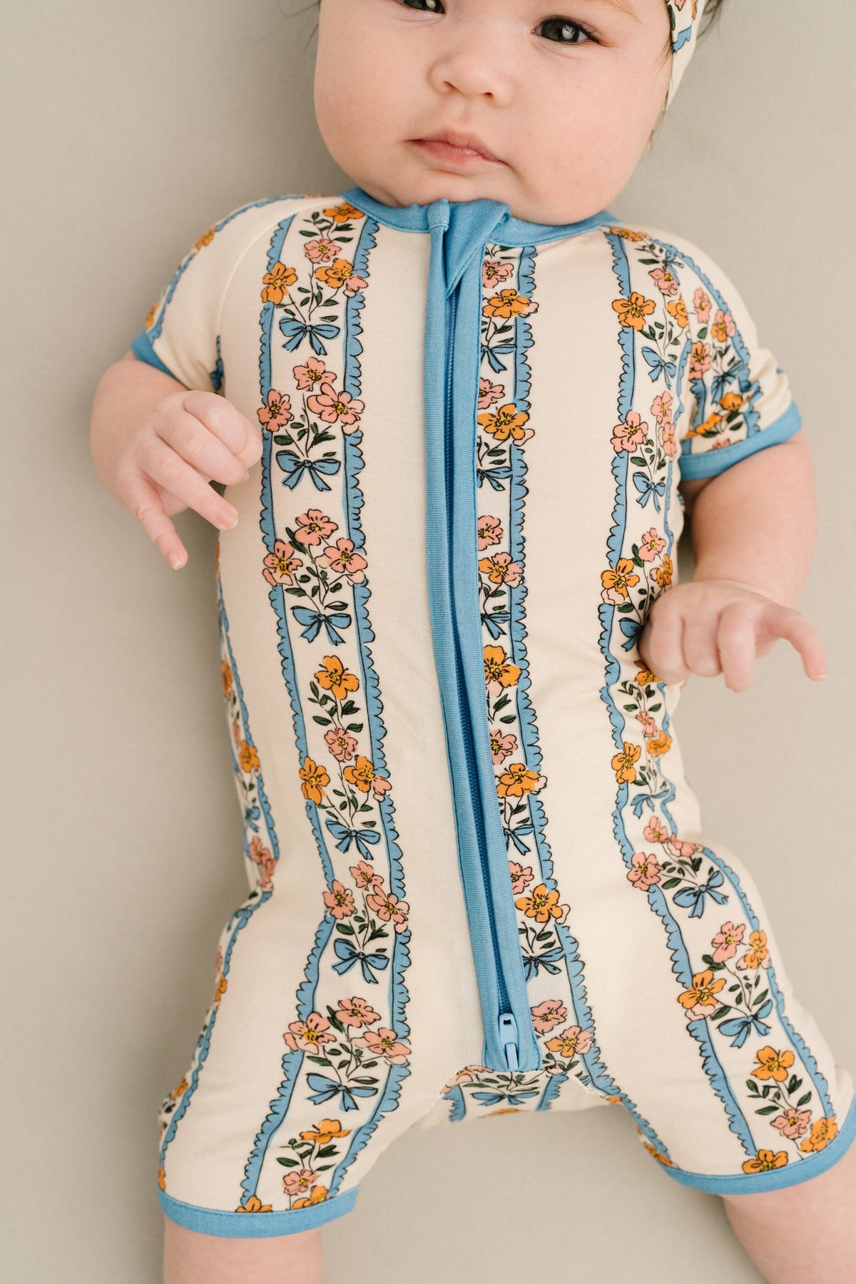 Cottage Bouquet Bamboo Short Romper