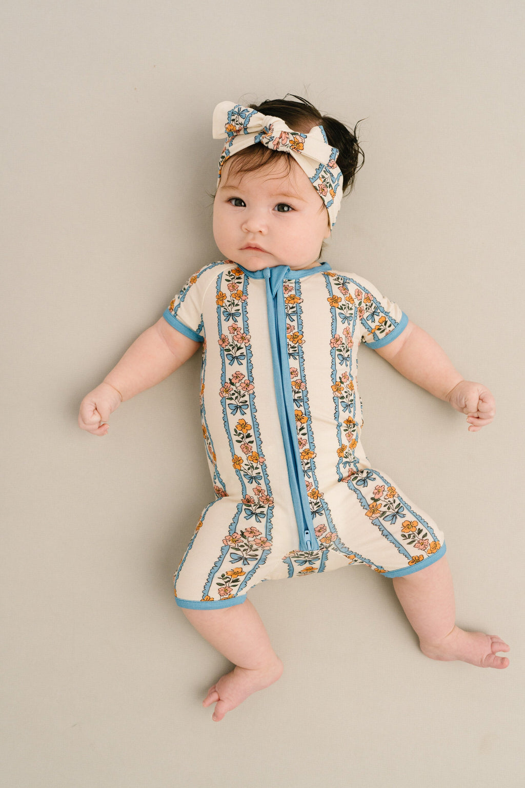 Cottage Bouquet Bamboo Short Romper