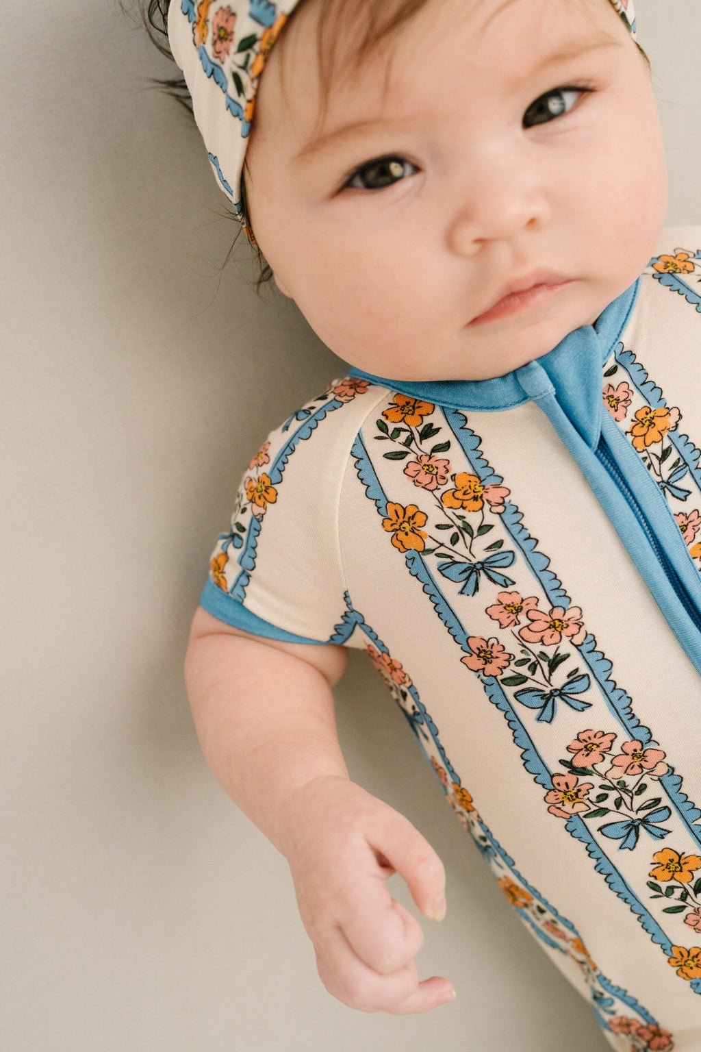 Cottage Bouquet Bamboo Short Romper