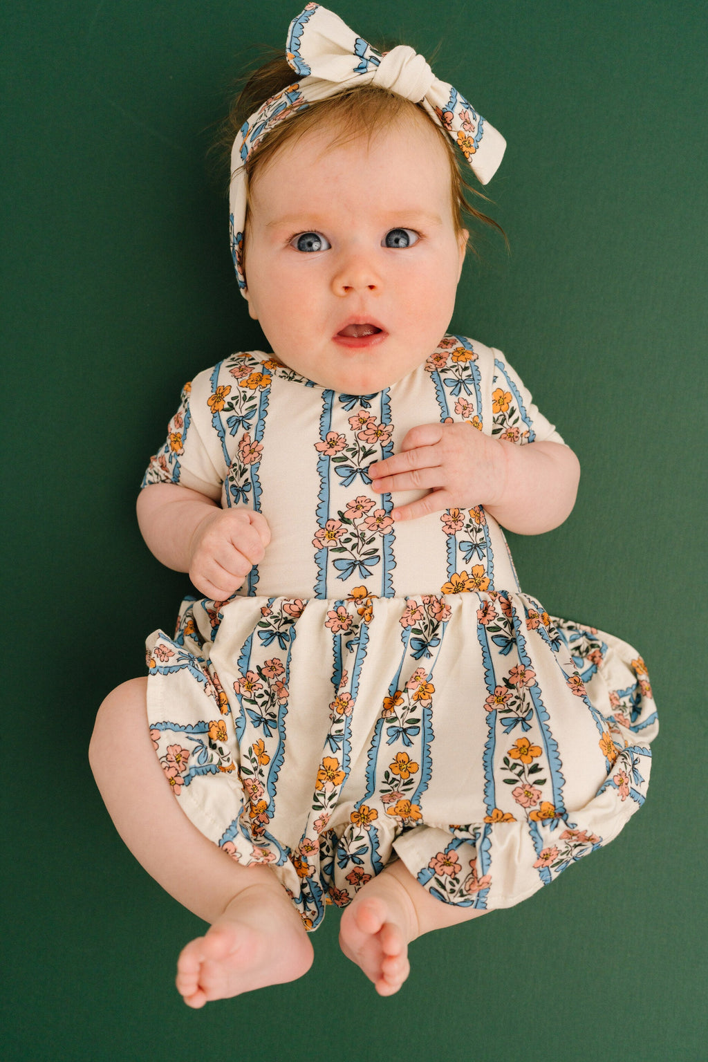 Cottage Bouquet Bodysuit Bamboo Dress