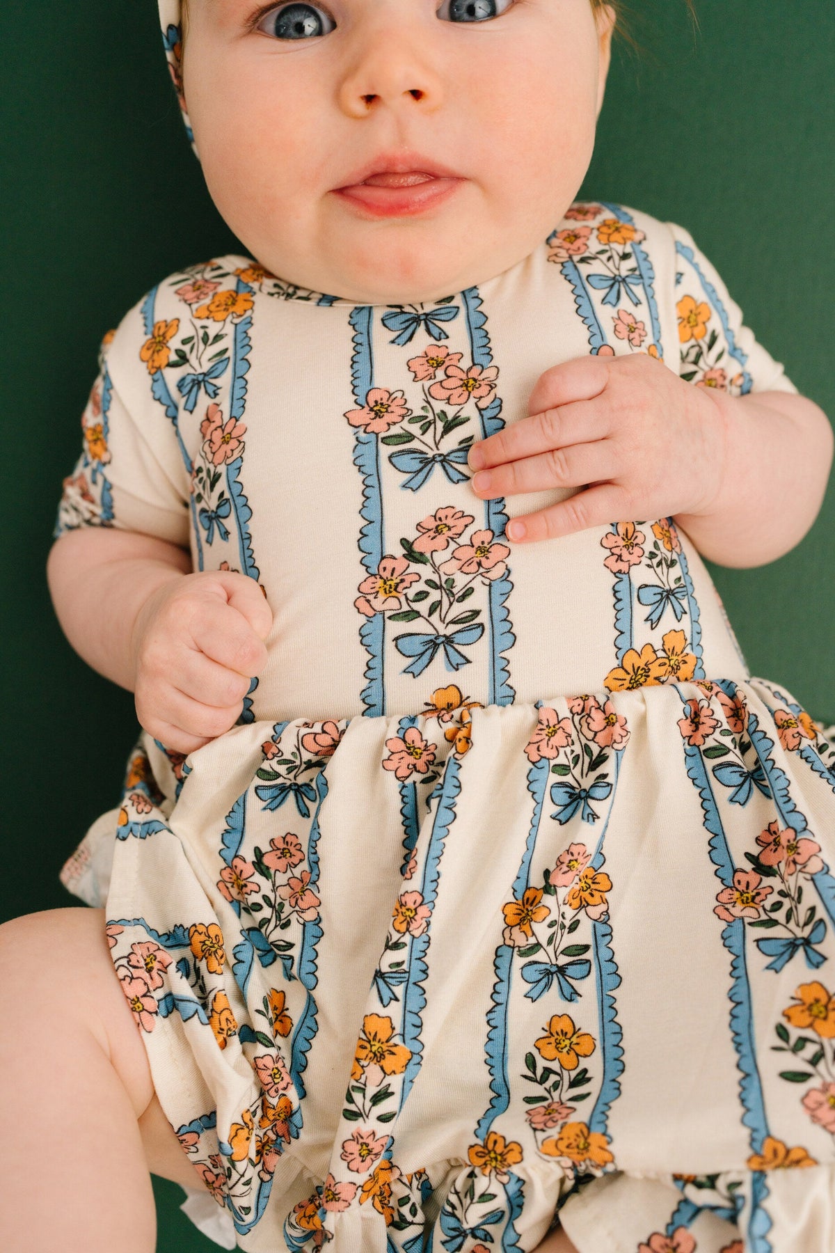 Cottage Bouquet Bodysuit Bamboo Dress