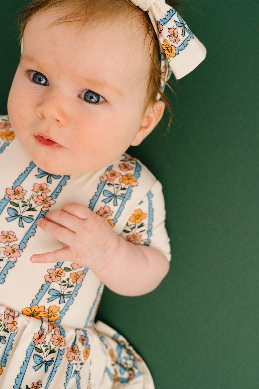 Cottage Bouquet Bodysuit Bamboo Dress