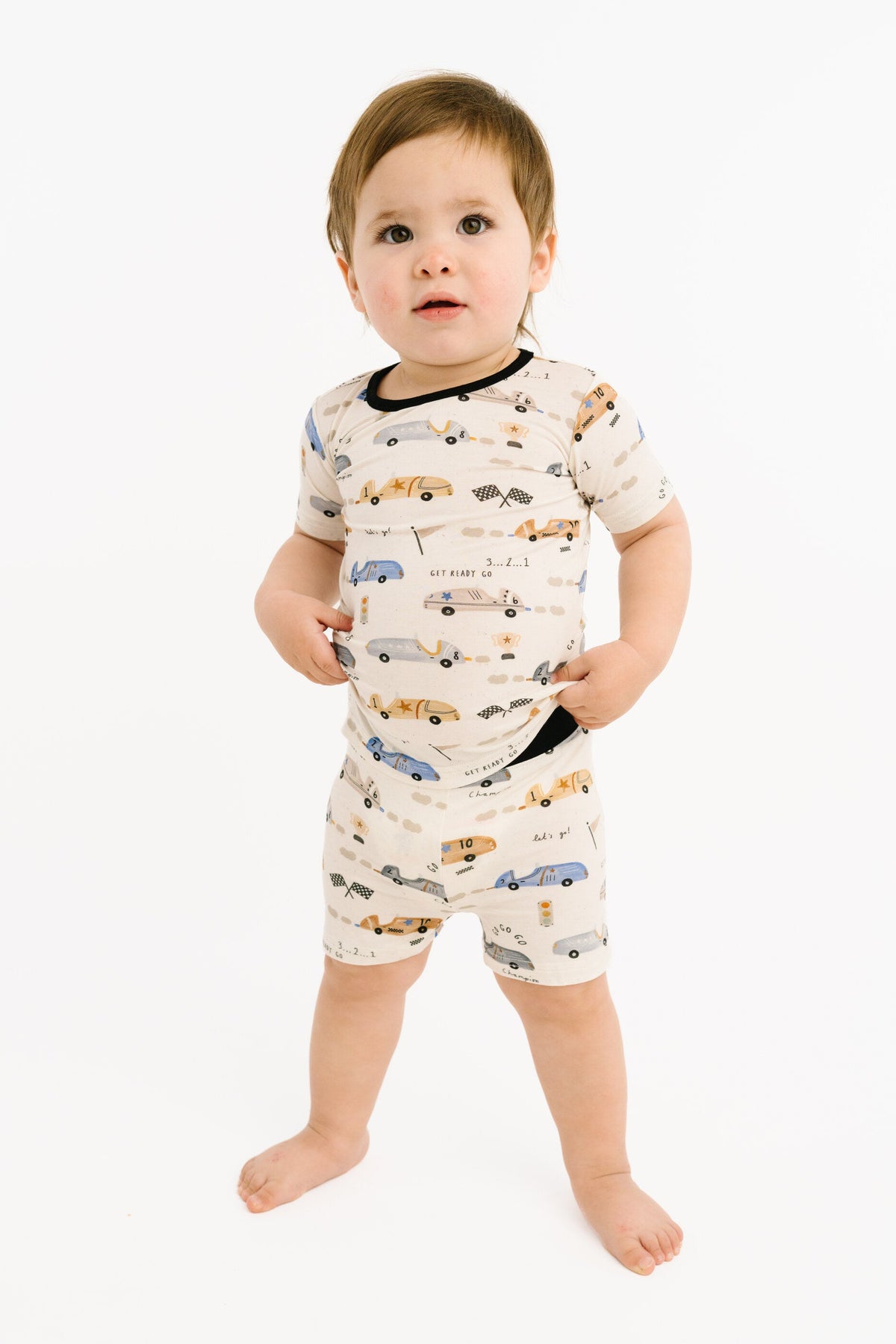 Speedway Bamboo Shorts Set