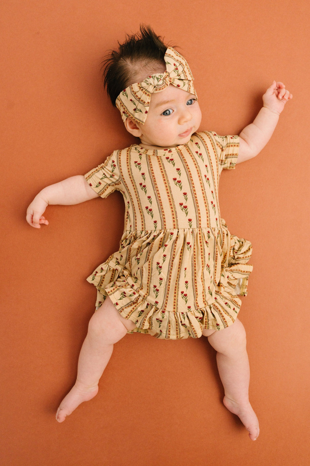 Floral Heirloom Short Sleeve Bamboo Dress
