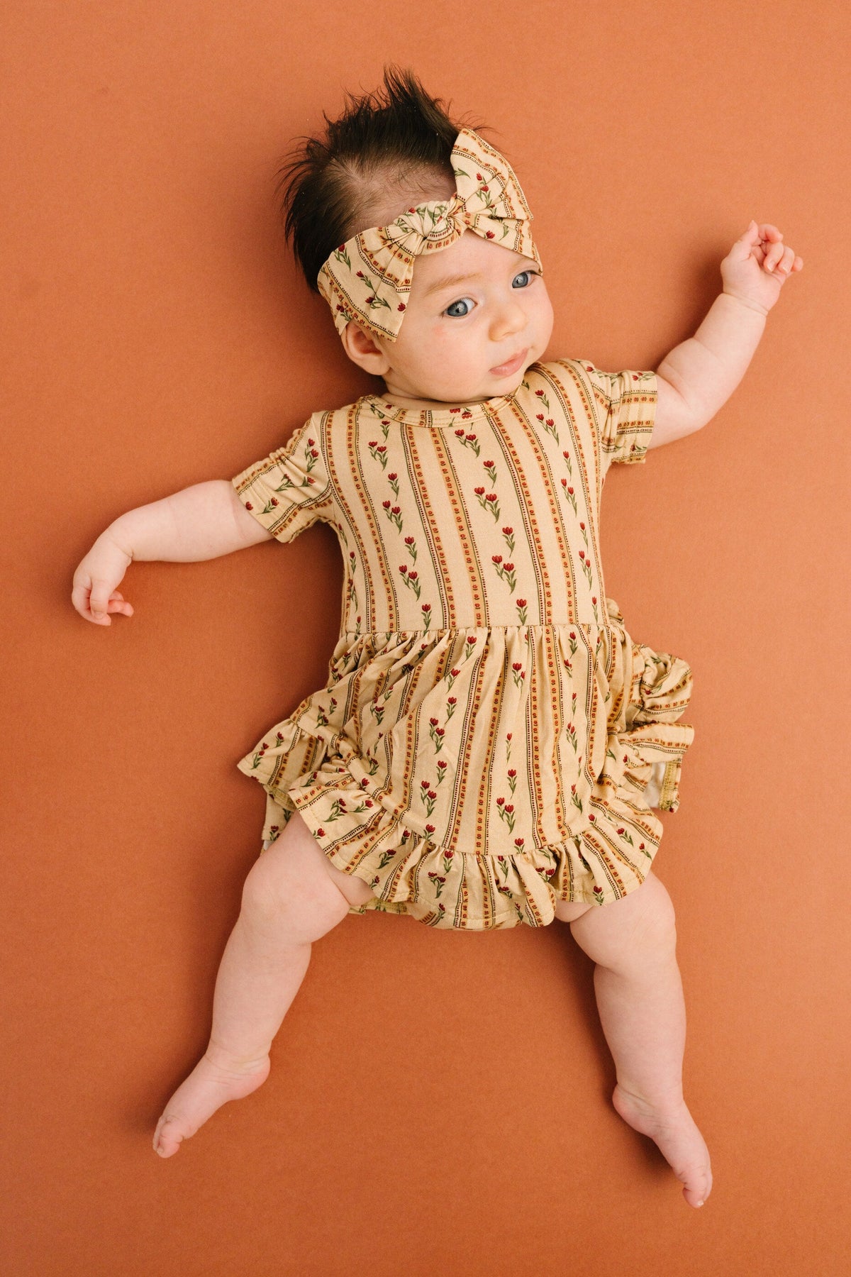 Floral Heirloom Short Sleeve Bamboo Dress