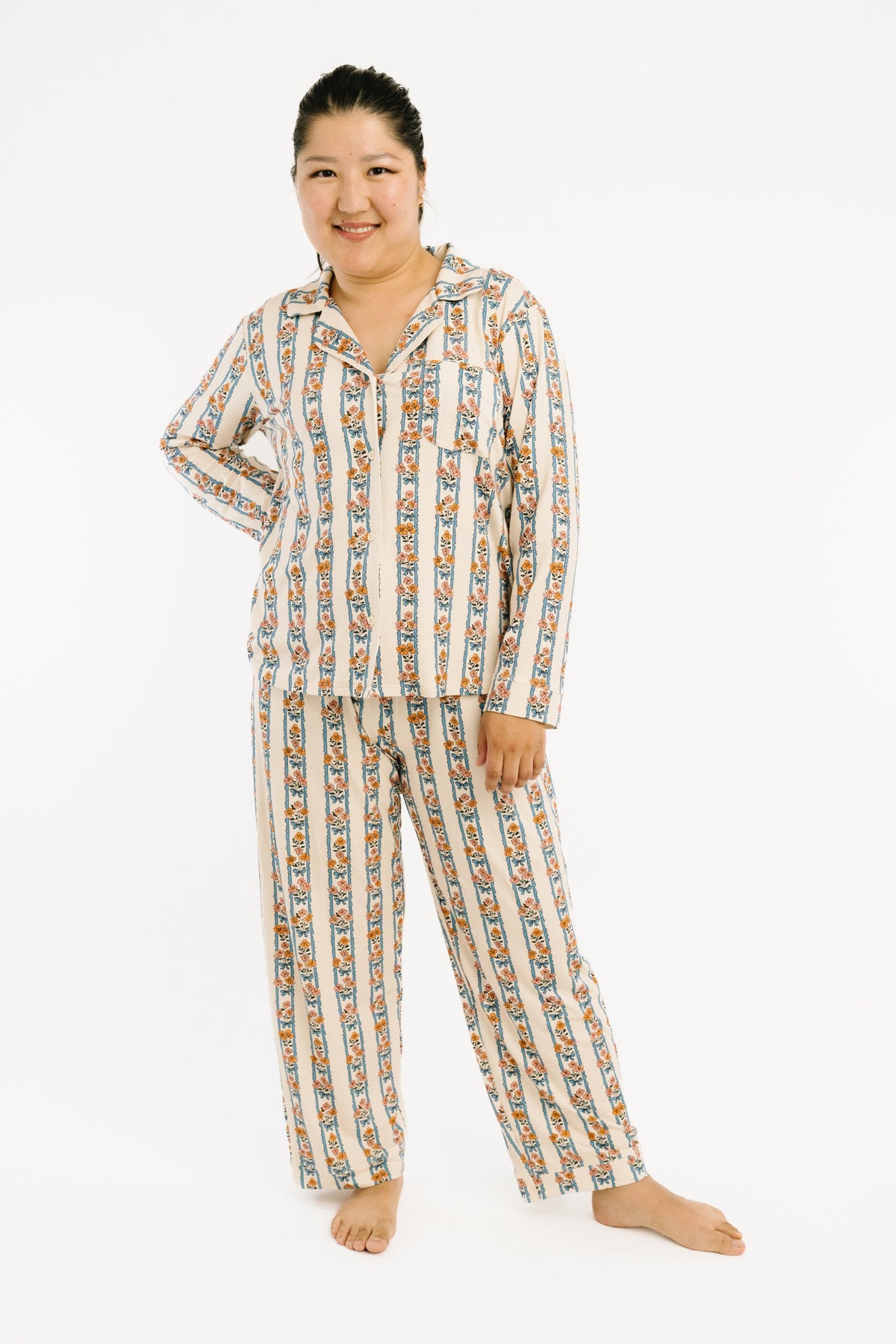 Cottage Bouquet Women's Bamboo Pajama Set