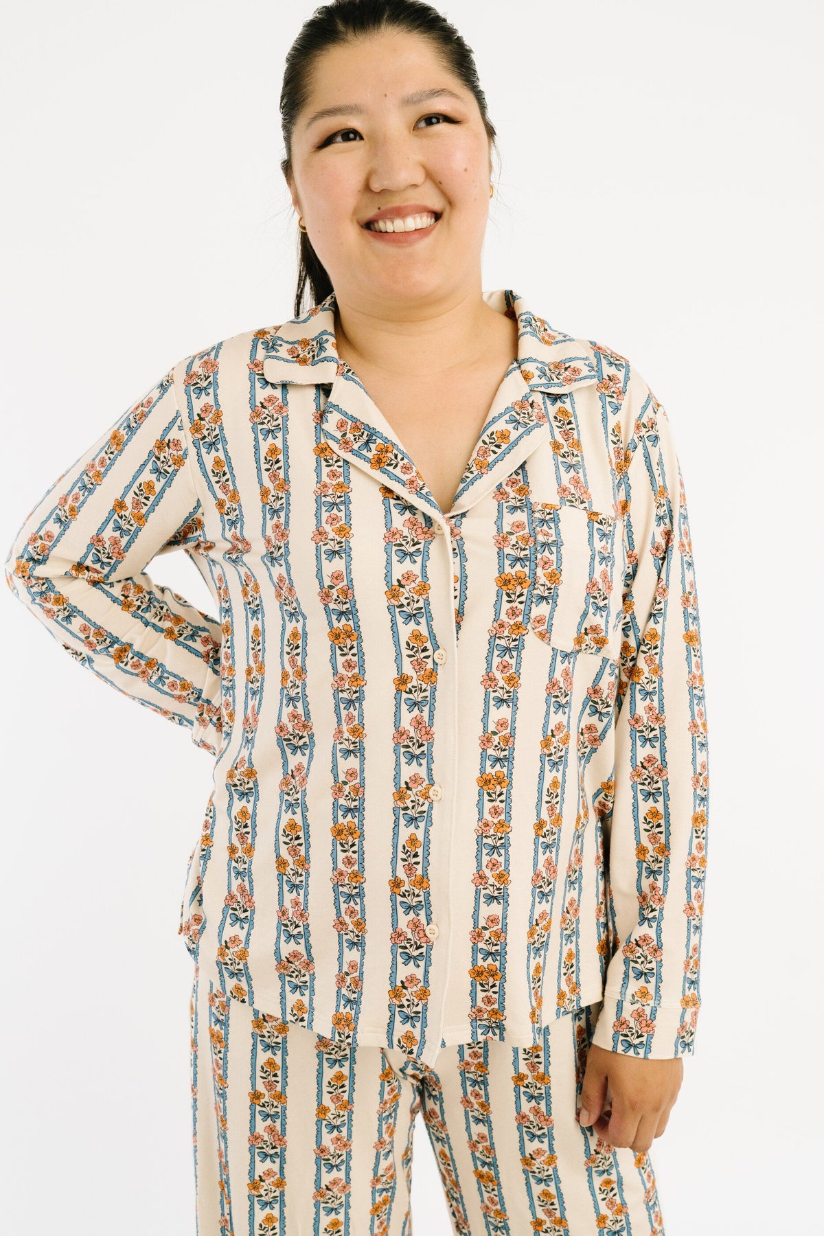 Cottage Bouquet Women's Bamboo Pajama Set