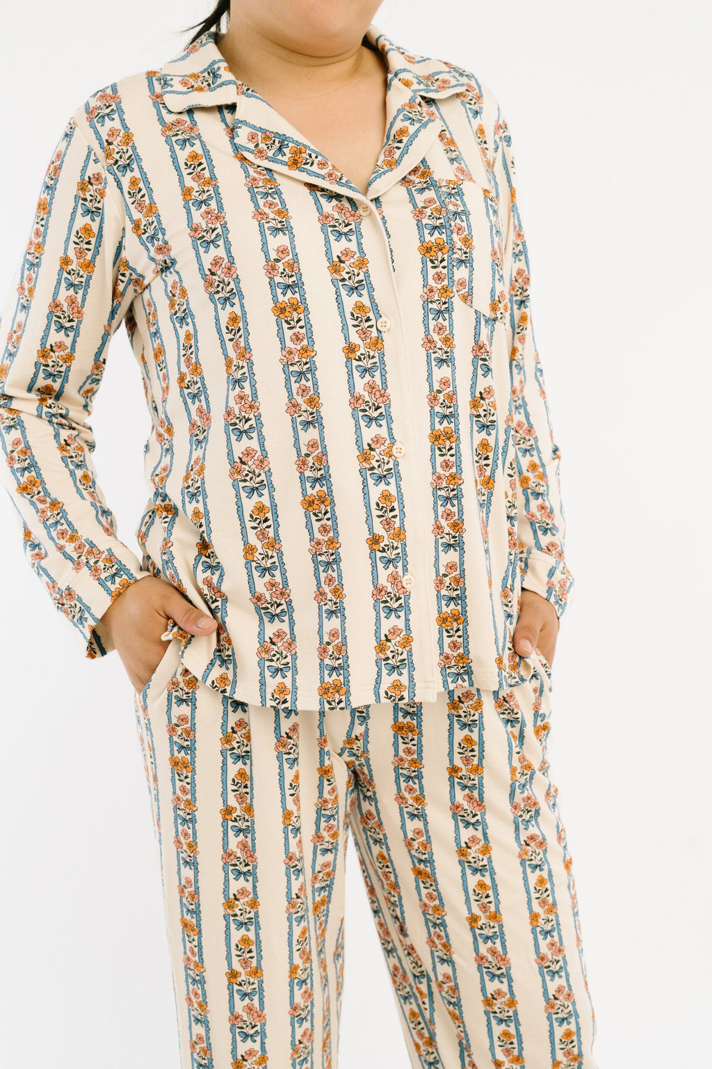 Cottage Bouquet Women's Bamboo Pajama Set