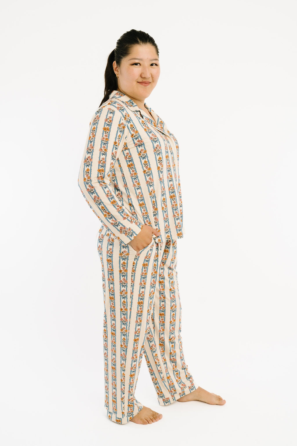 Cottage Bouquet Women's Bamboo Pajama Set