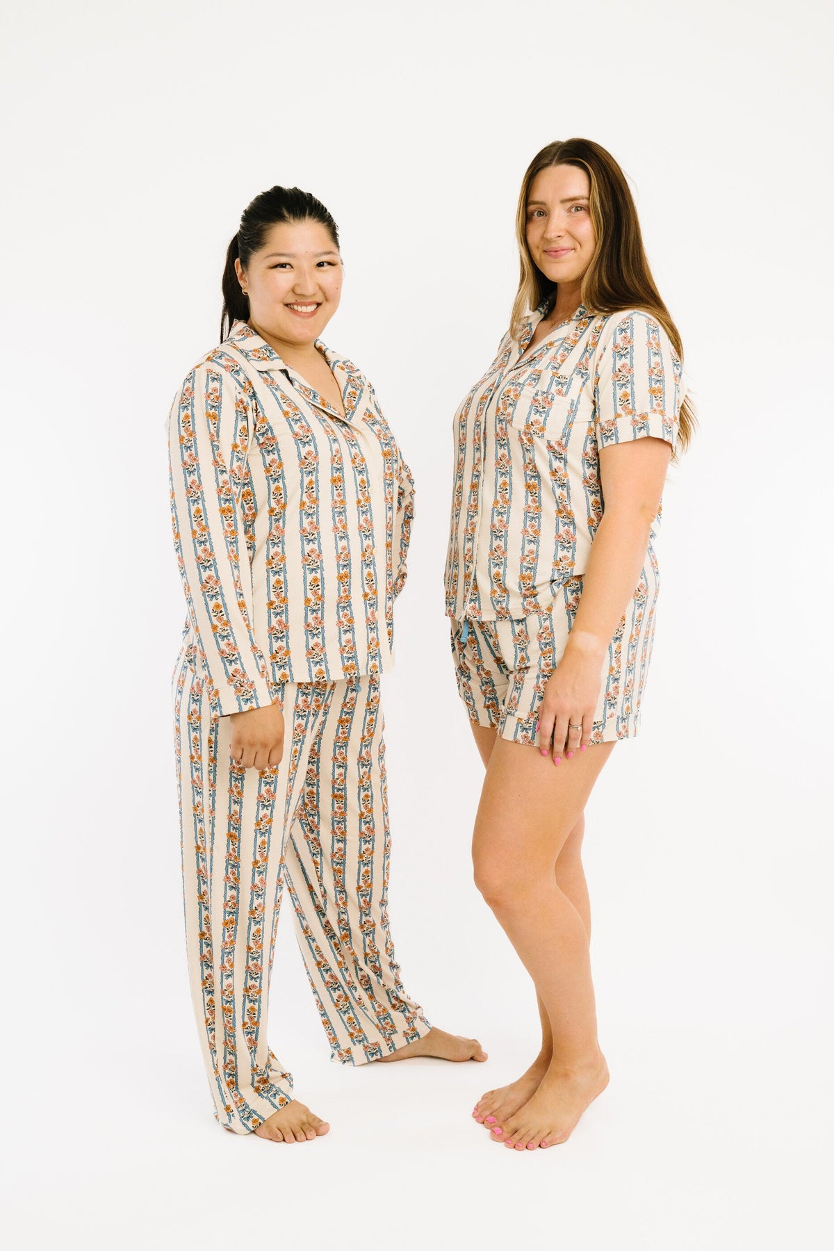 Cottage Bouquet Women's Short Bamboo Pajama Set