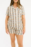 Cottage Bouquet Women's Short Bamboo Pajama Set