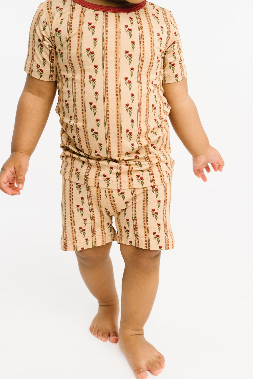 Floral Heirloom Bamboo Shorts Set