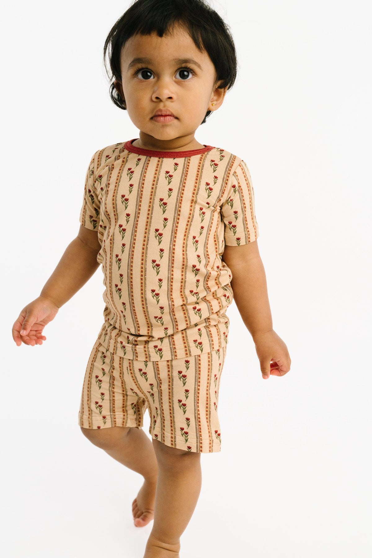 Floral Heirloom Bamboo Shorts Set
