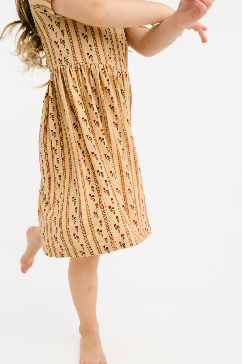 Floral Heirloom Short Sleeve Bamboo Dress