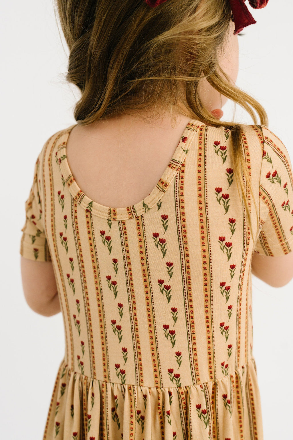Floral Heirloom Short Sleeve Bamboo Dress