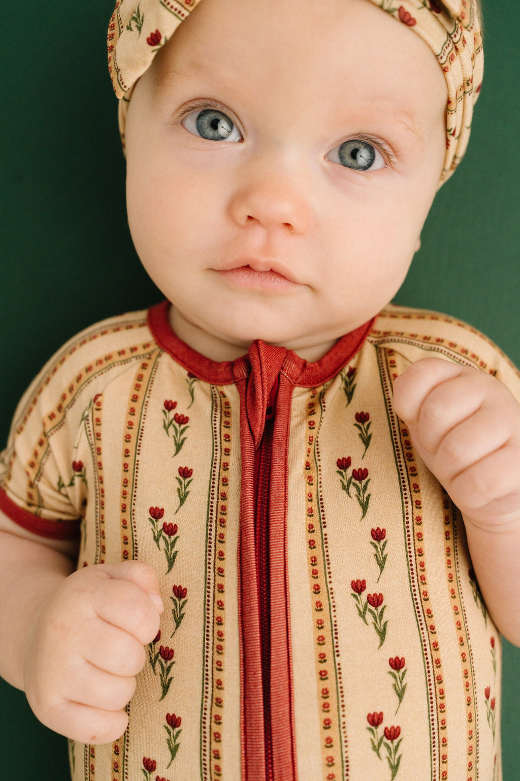 Floral Heirloom Bamboo Short Romper