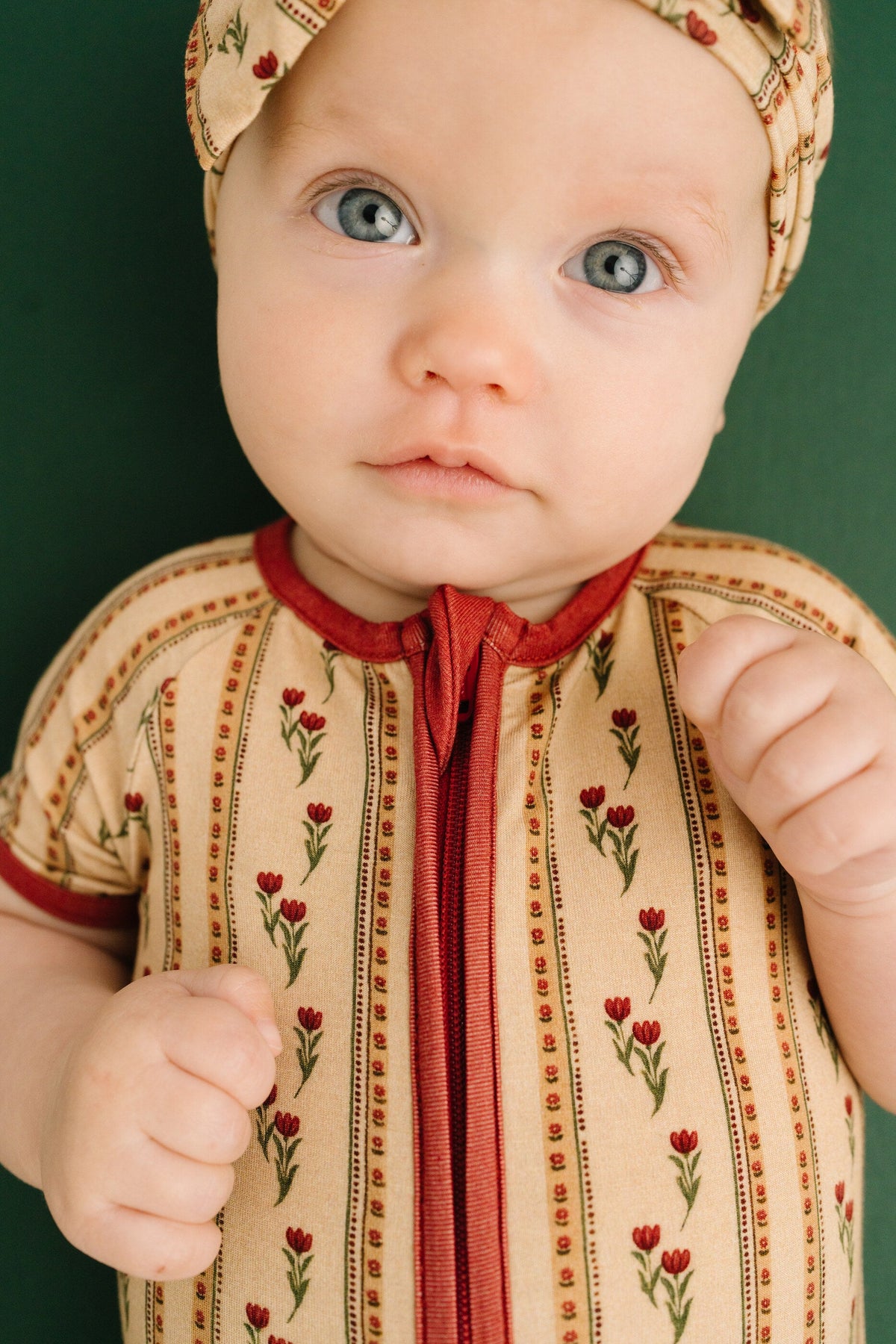 Floral Heirloom Bamboo Short Romper