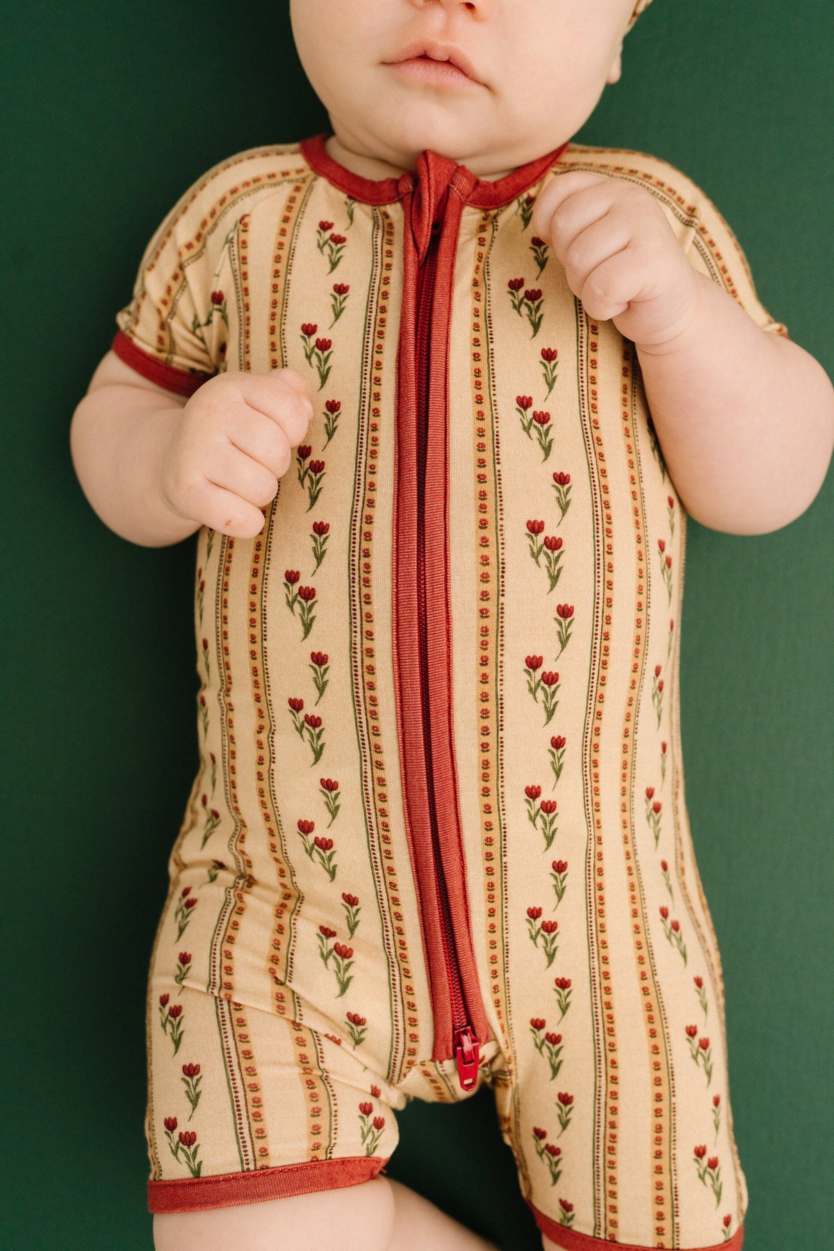 Floral Heirloom Bamboo Short Romper