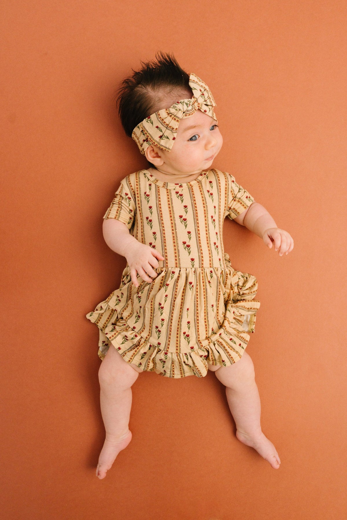 Floral Heirloom Short Sleeve Bamboo Dress