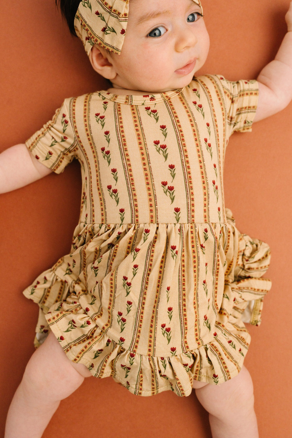 Floral Heirloom Short Sleeve Bamboo Dress