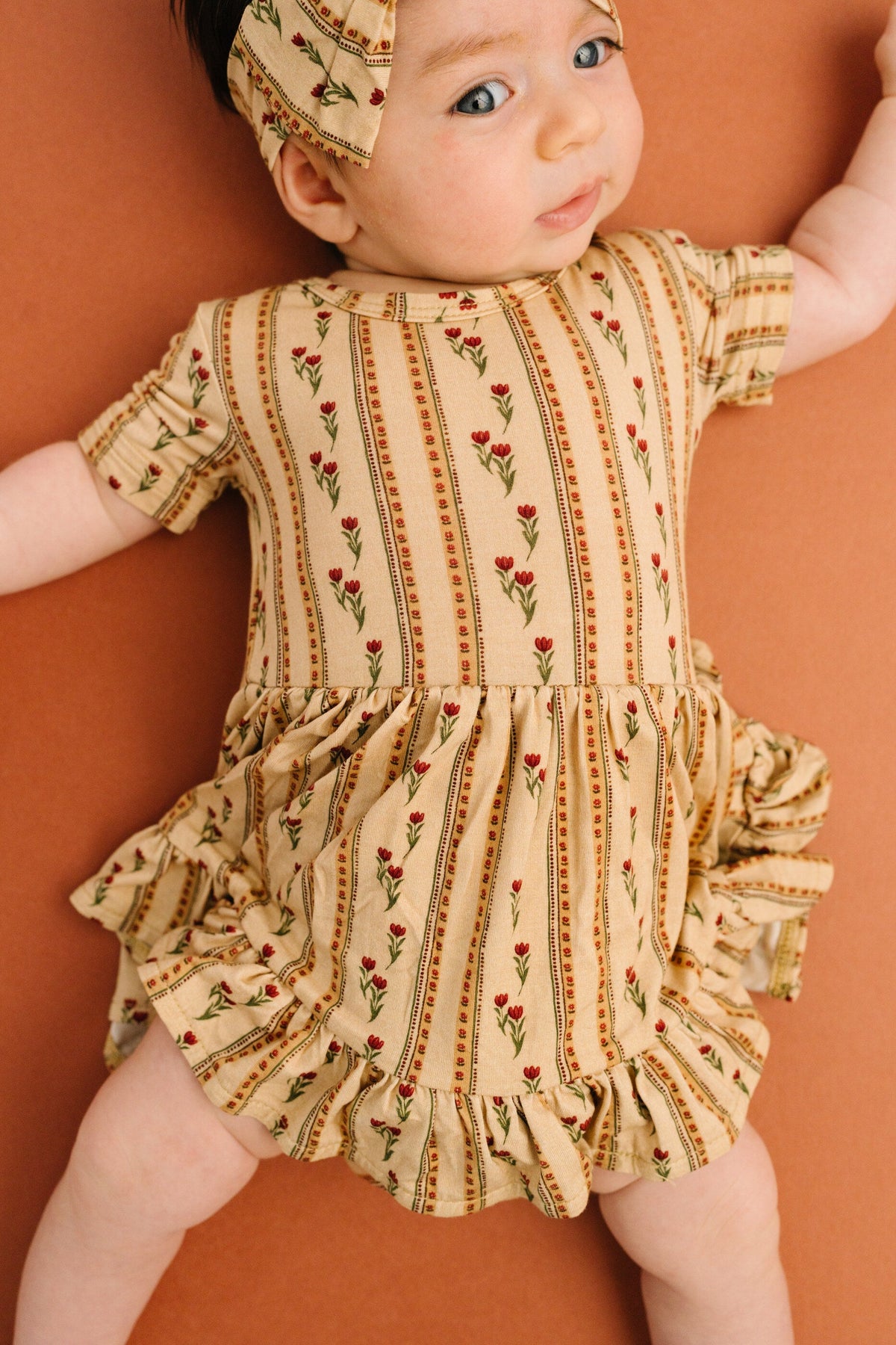 Floral Heirloom Short Sleeve Bamboo Dress
